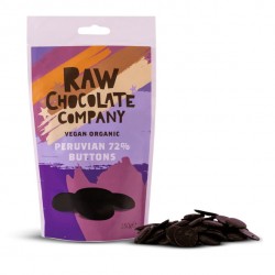 RAW CHOCOLATE COMPANY - Peruvian 72% Buttons