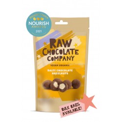 RAW CHOCOLATE COMPANY - Salty Chocolate Hazelnuts - BIG