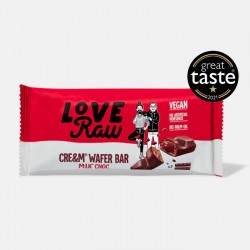 LOVE RAW - Waffle - M:lk® Choc Cre&m® Barritas de barquillo