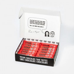 LOVE RAW - Gaufré - M:lk® Choc Cre&m® Wafer Bars  - X12