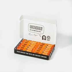 LOVE RAW - Tableta de chocolate - M:lk - Naranja X12